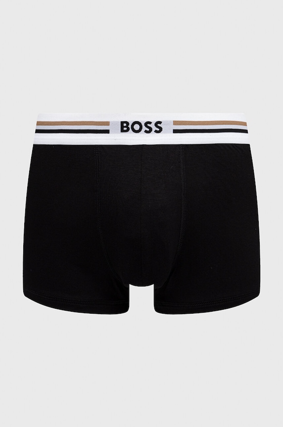 Boxerky BOSS 3-pak Trunk 3P Revive burgundské 50492200