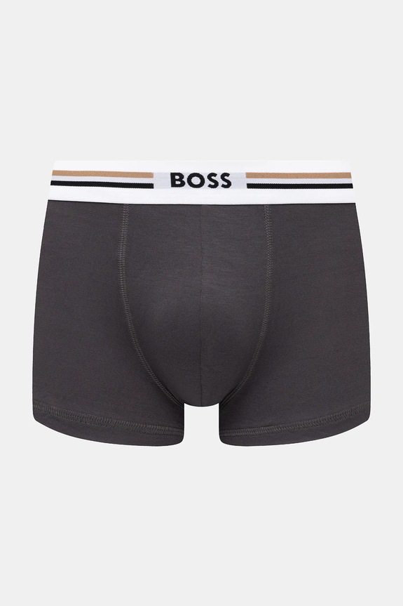 Boxerky BOSS 3-pak Trunk 3P Revive 50492200 čierna AA00