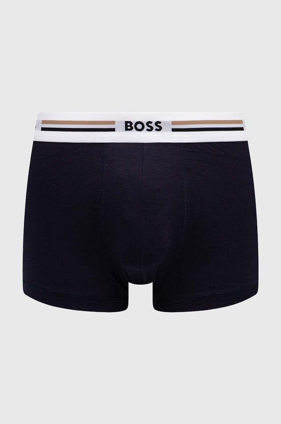 Boxerky BOSS Trunk 3P Revive 3-pack 50492200 šedá AA00