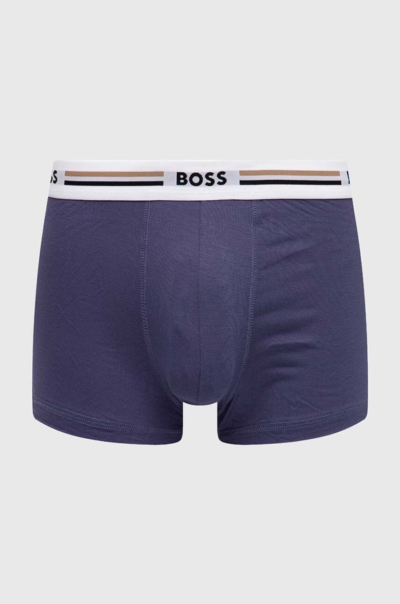 Oblečení Boxerky BOSS Trunk 3P Revive 3-pack 50492200 šedá