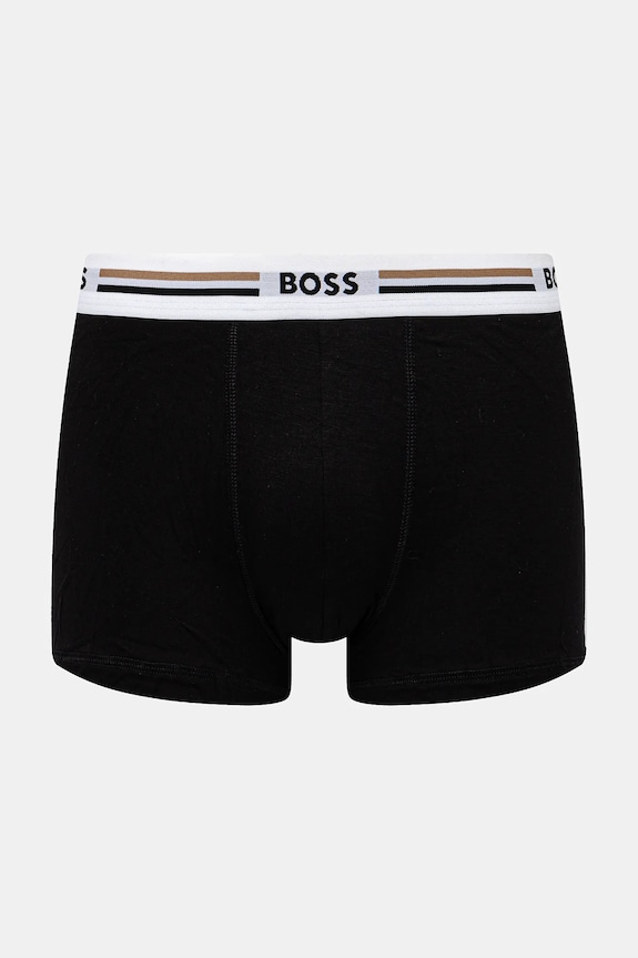 BOSS boxeri 3-pack Trunk 3P Revive negru 50492200