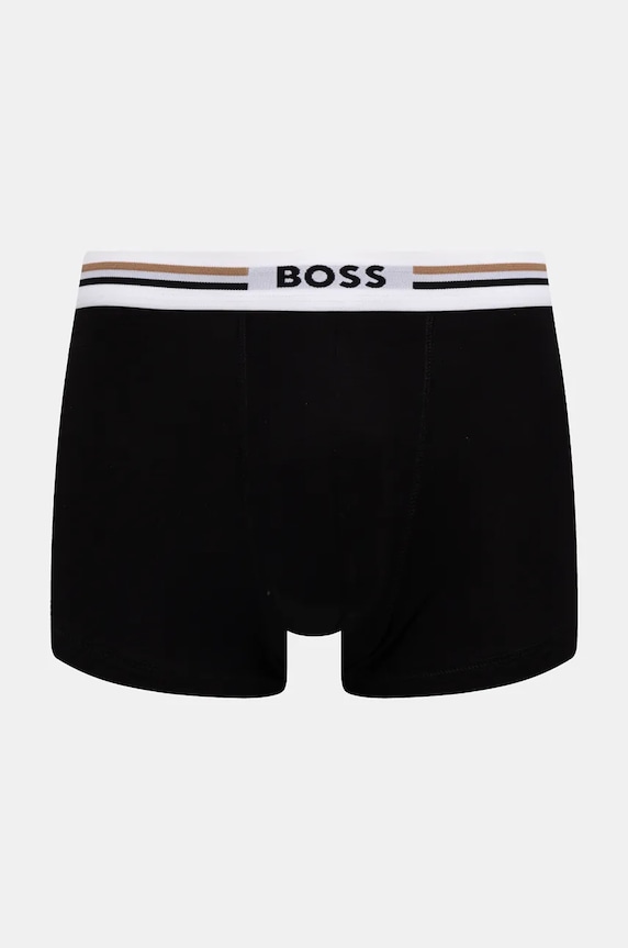 Boxerky BOSS 3-pak Trunk 3P Revive 50492200 čierna AA00