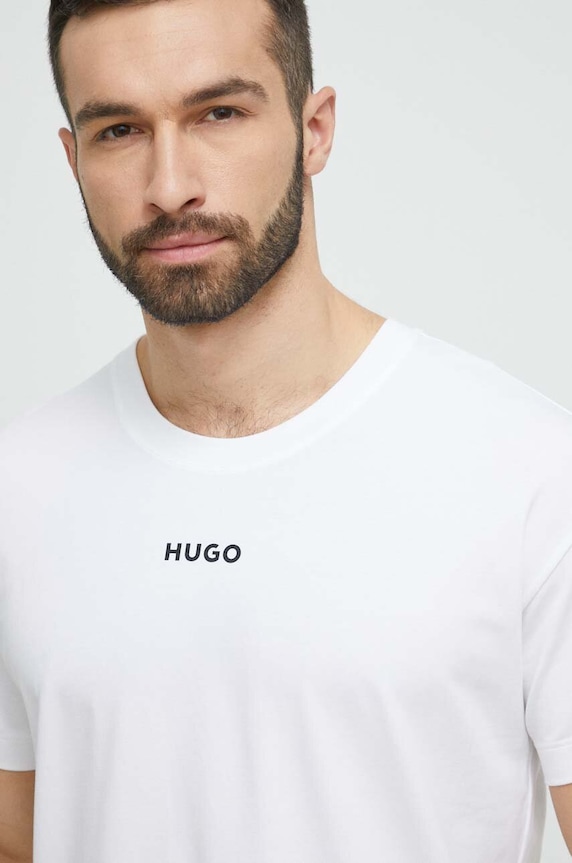 Pižama majica HUGO bela 50493057