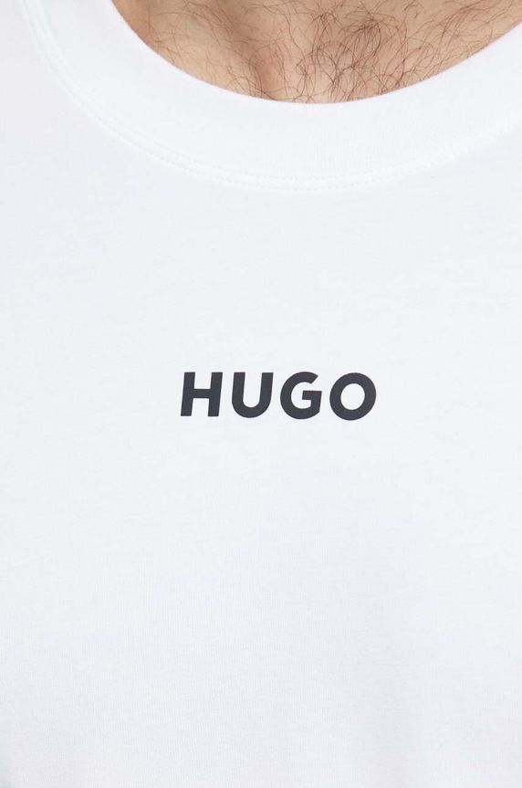 Pižama majica HUGO 50493057 bela