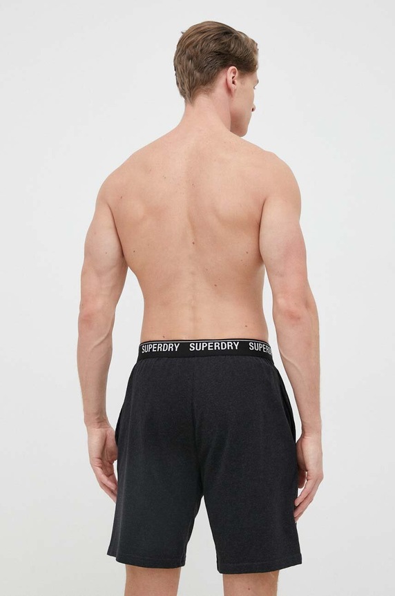 Odjeća Kratki doljnji dio pidžame Superdry M3110421A.8UA crna