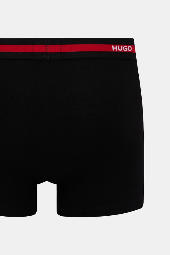 HUGO εφαρμοστά μποξεράκια ανδρικά βαμβακερά με ελαστάν TRIPLET PLANET 3-pack 50492375
