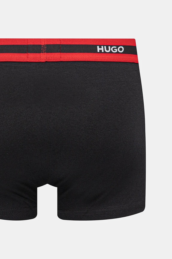 HUGO εφαρμοστά μποξεράκια Ανδρικά βαμβάκι με ελαστάν TRIPLET PLANET 3-pack 50492375