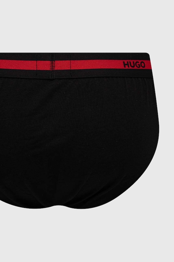 Abbigliamento HUGO mutande pacco da 3 HIPBR TRIPLET PLANET 50492378 nero