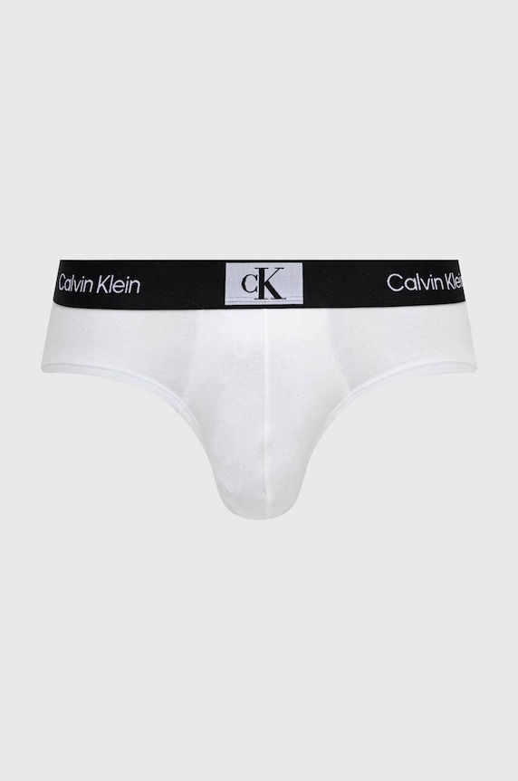 Slipy Calvin Klein Underwear 3-pak 000NB3527A.PPYX sivá AA00