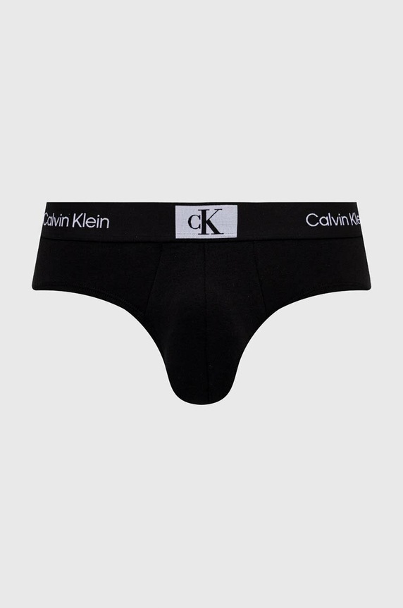 Slipy Calvin Klein Underwear 3-pak 000NB3527A.PPYX čierna AA00