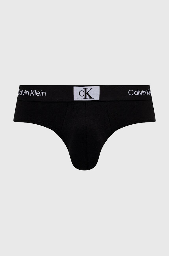 Slipy Calvin Klein Underwear 3-pak 000NB3527A.PPYX čierna AA00