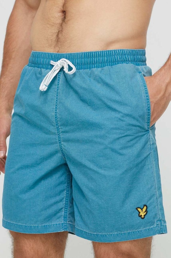 Kopalne kratke hlače Lyle & Scott SH1805V.W873 modra SS23