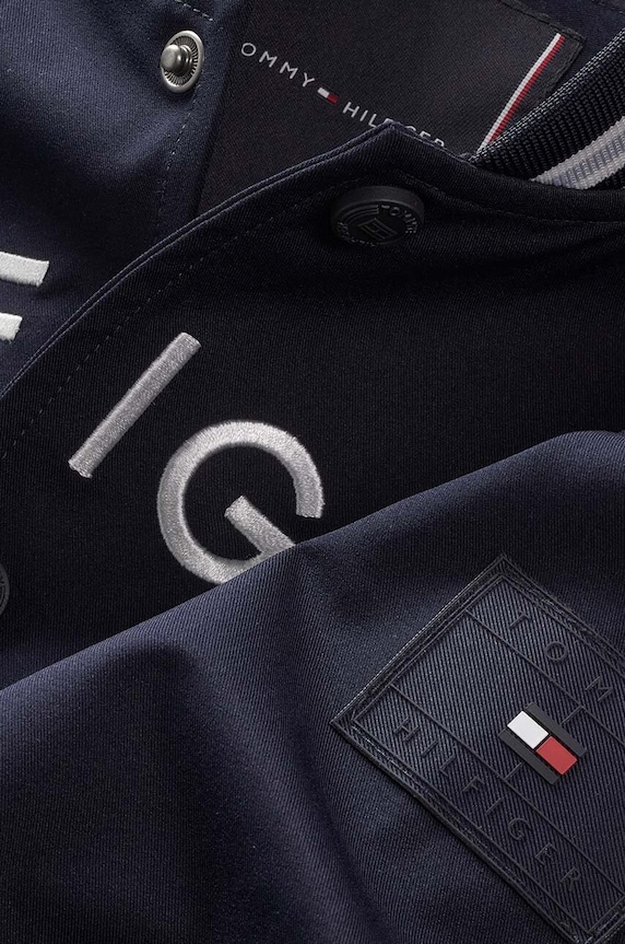 Tommy Hilfiger kurtka bomber dziecięca granatowy KB0KB08225.PPYX