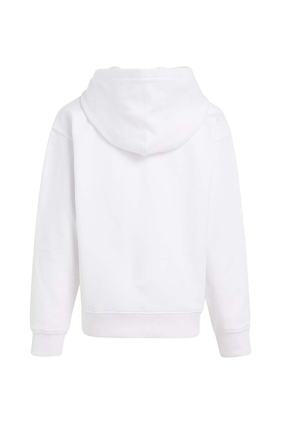 Chłopiec Calvin Klein Jeans bluza bawełniana dziecięca IB0IB01628.PPYX biały