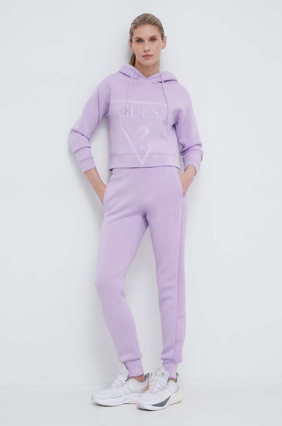 Dukserica Guess V2YQ08.K7UW2 ljubičasta SS26