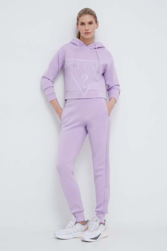 Dukserica Guess V2YQ08.K7UW2 ljubičasta SS26