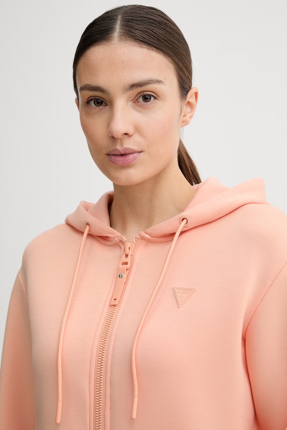 Guess bluză ALLIE portocaliu V3RQ11.K7UW2
