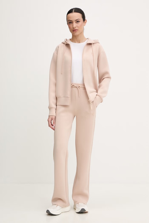 Guess bluza ALLIE V3RQ11.K7UW2 beżowy SS26