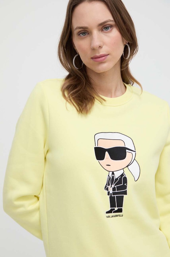 Karl Lagerfeld bluza 230W1800 żółty AA00