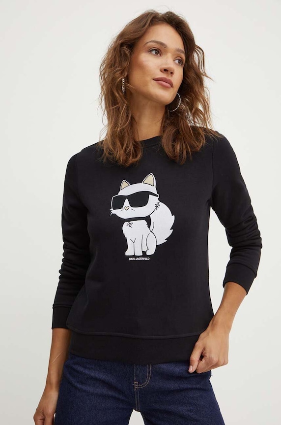 Mikina Karl Lagerfeld černá 230W1802