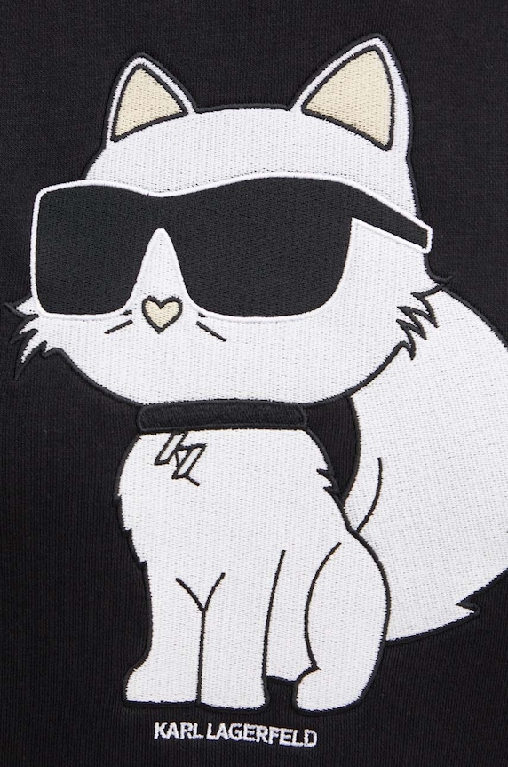 Mikina Karl Lagerfeld 230W1802 černá