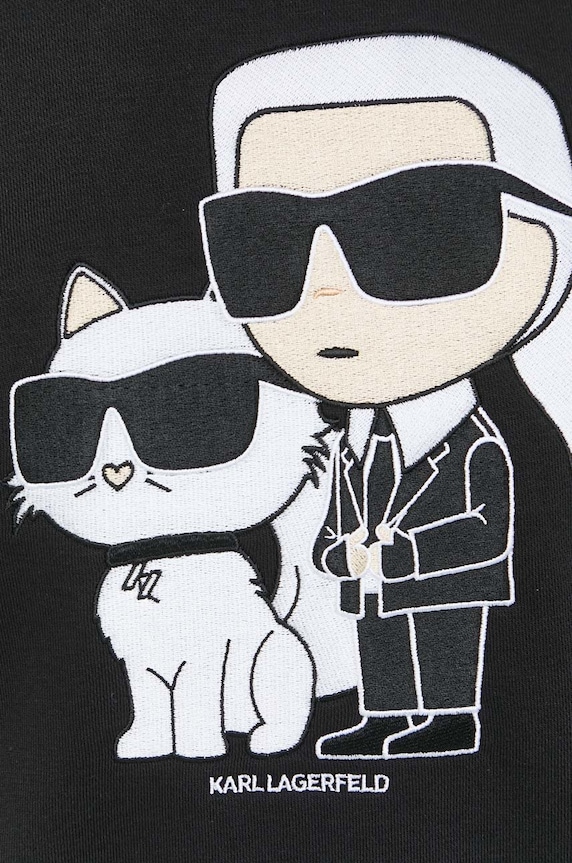 Karl Lagerfeld bluza 230W1803 czarny