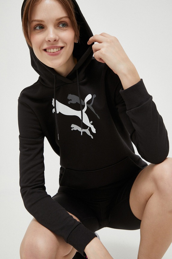 Puma bluză trening negru 673680