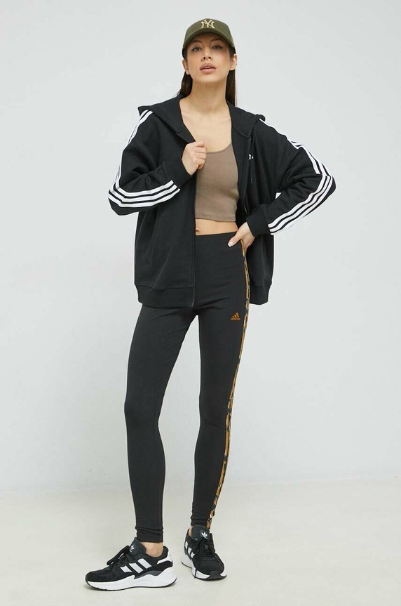 adidas bluza Essentials IC8782 czarny AW24