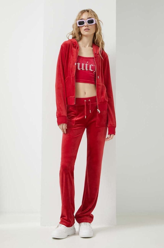 Μπλούζα Juicy Couture Robertson JCAP176.122 κόκκινο SS25
