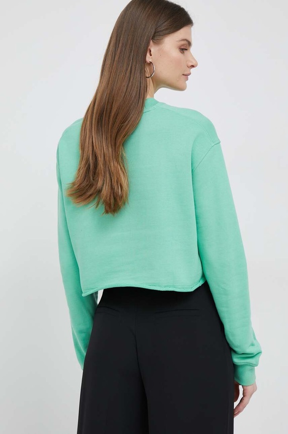 Ruházat Calvin Klein Jeans pamut melegítőfelső J20J220696.PPYX zöld