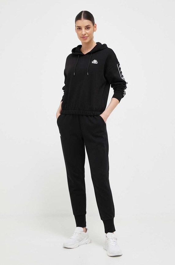 Kappa felpa 313024 nero SS23