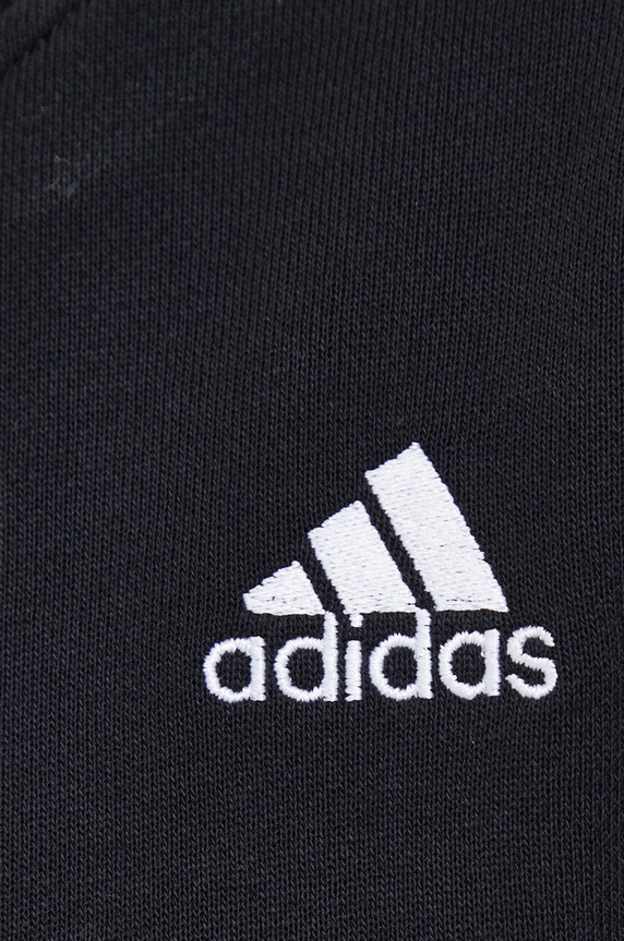 Bavlněná mikina adidas HR4926 černá