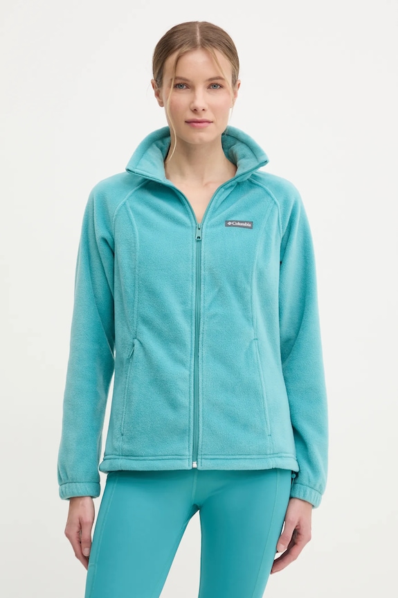Columbia bluza sportowa Benton Springs bez kaptura turkusowy 1372111