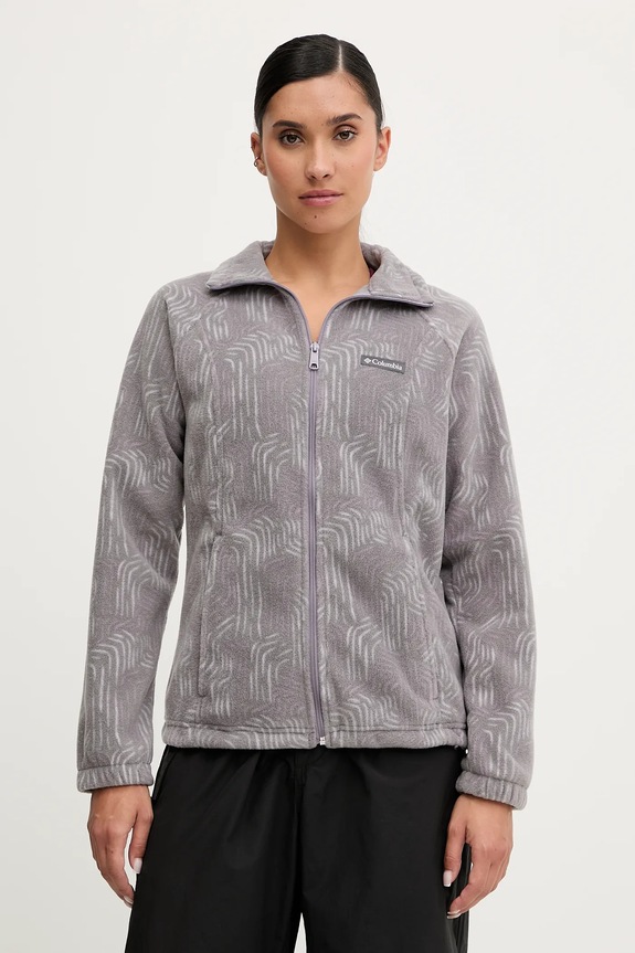 Αθλητική μπλούζα Columbia Benton Springs χωρίς κουκούλα γκρί 2021771