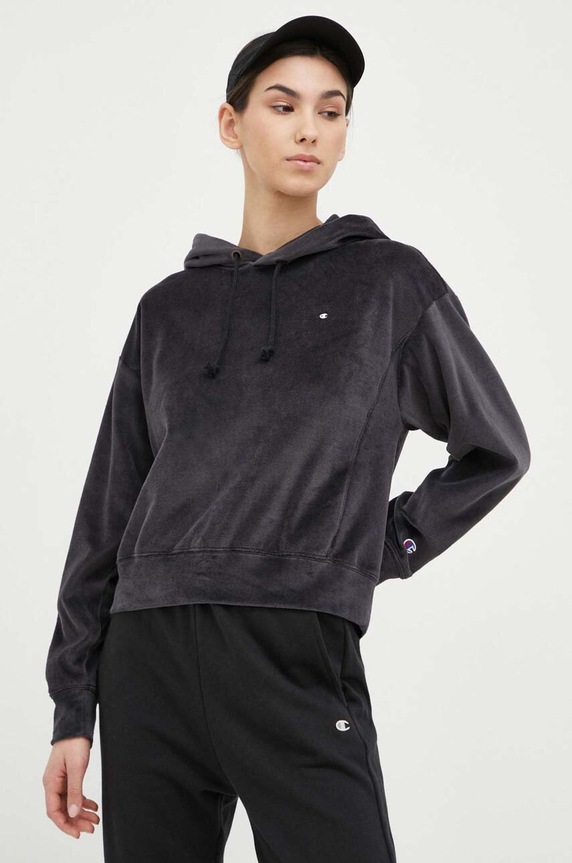 Champion bluza z kapturem czarny 116256