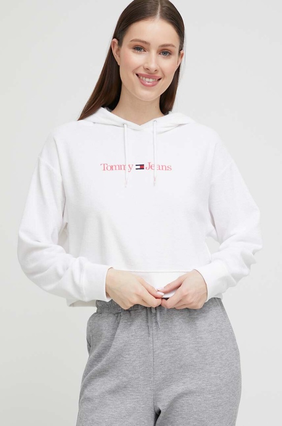 Tommy Jeans bluza pozostałe biały UW0UW04345.PPYX