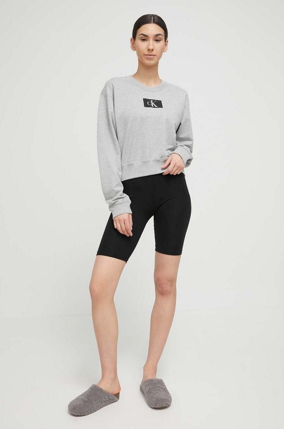 Calvin Klein Underwear bluza bawełniana lounge 000QS6942E.PPYX szary AA00