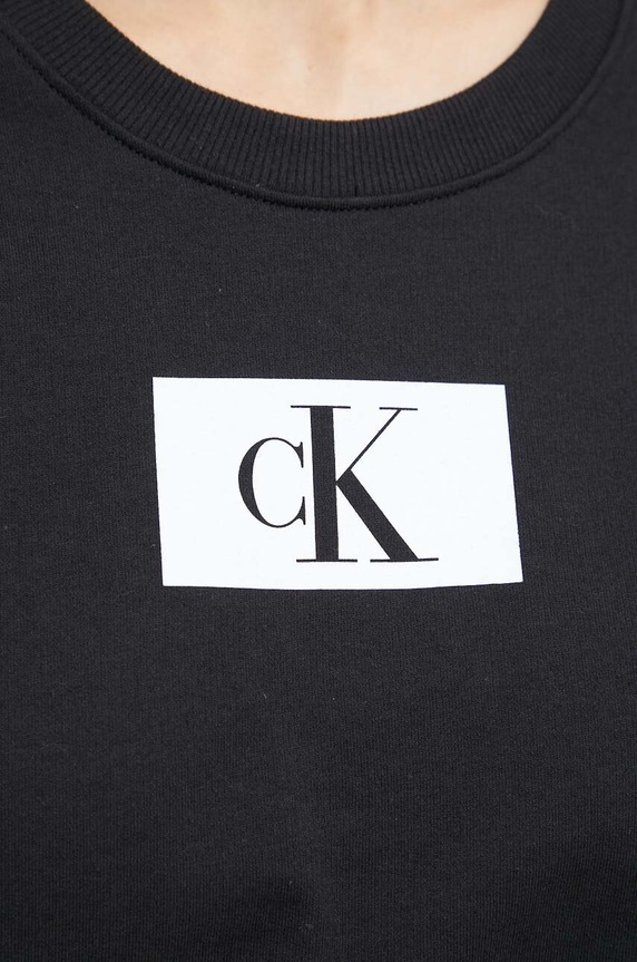 Bavlnená mikina Calvin Klein Underwear čierna 000QS6942E.PPYX