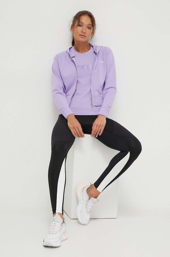 Dkny bluza DP3J9279 fioletowy AW24
