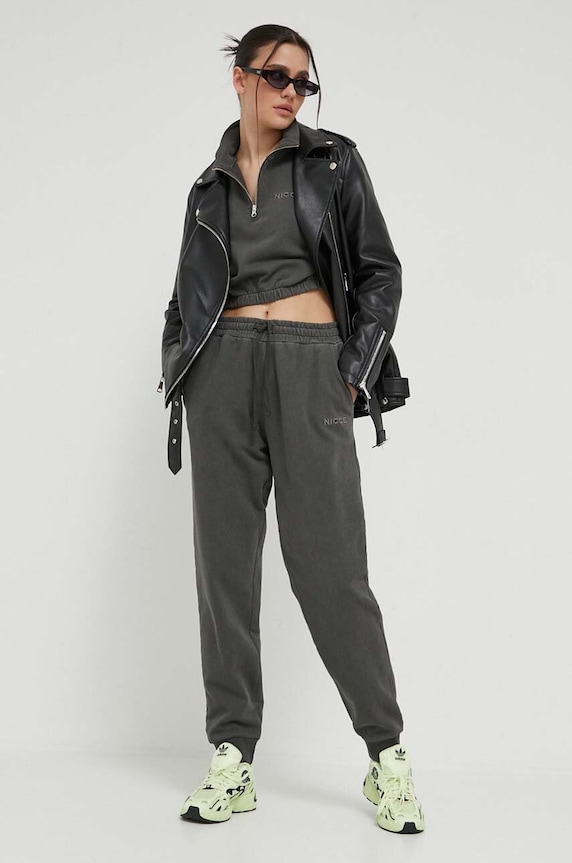 Nicce pamut melegítőfelső 1797.K039 szürke SS23