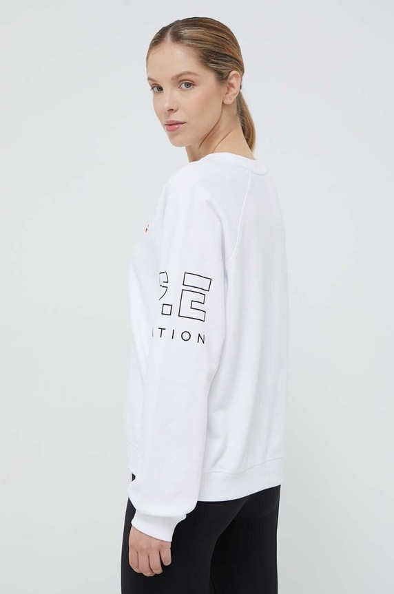 Bombažen pulover P.E Nation PEBASICSF074 bela SS23