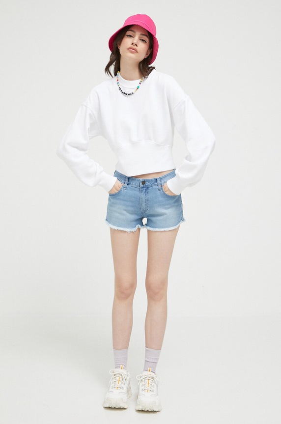 Mikina Abercrombie & Fitch KI152.3165.100 bílá SS23