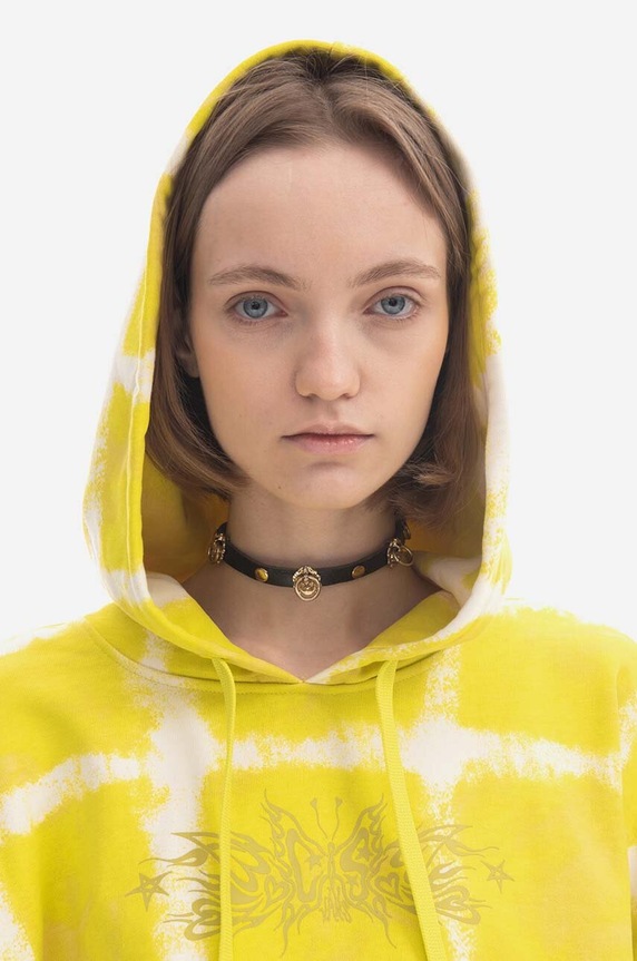 Vans sweatshirt VN00045MRHT Vans Collina Strada Hoodie yellow VN00045MRHT
