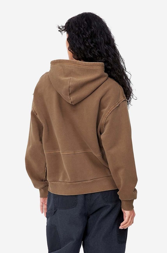 Clothing Carhartt WIP cotton sweatshirt Tacoma Sweat I031385 brown