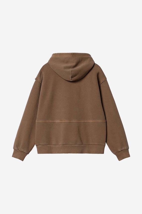 Carhartt WIP cotton sweatshirt Tacoma Sweat I031385 brown