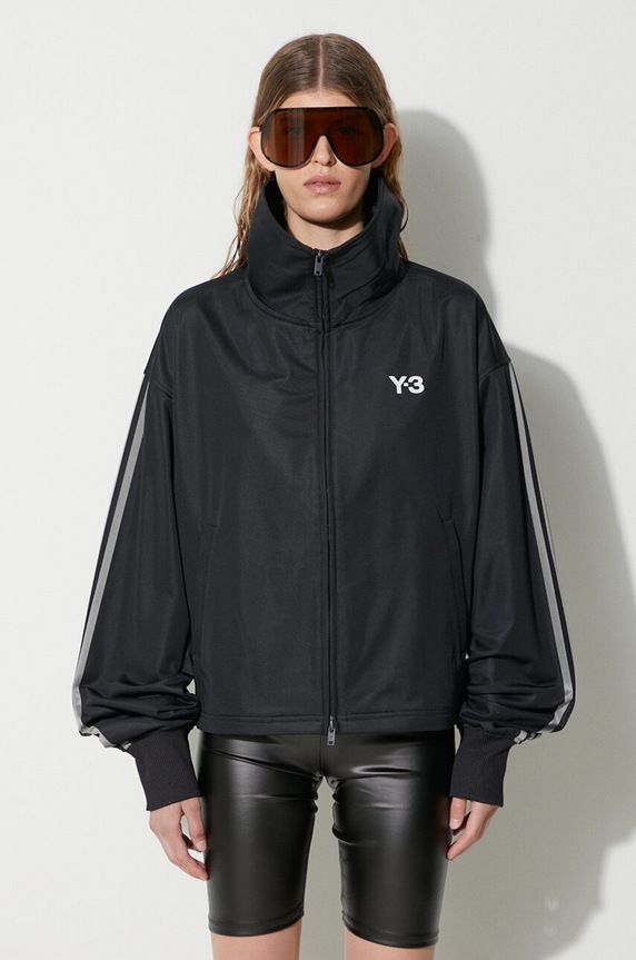 Y-3 felpa H63059 Firebird TT ST sovrastampa nero H63059