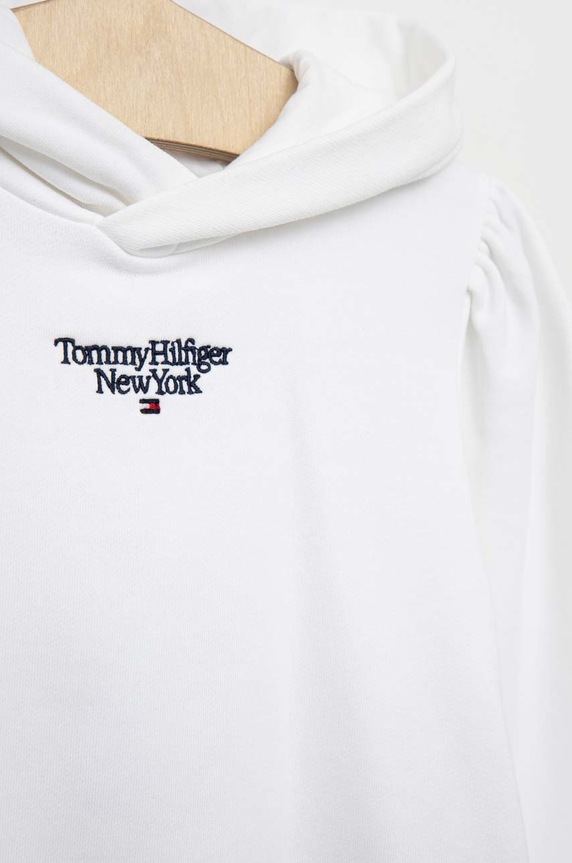 Deklice Otroška mikica Tommy Hilfiger KG0KG07046.PPYX bela