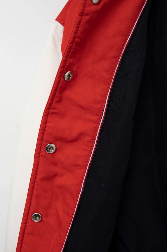 Detská bunda bomber Tommy Hilfiger červená KG0KG07138.PPYX