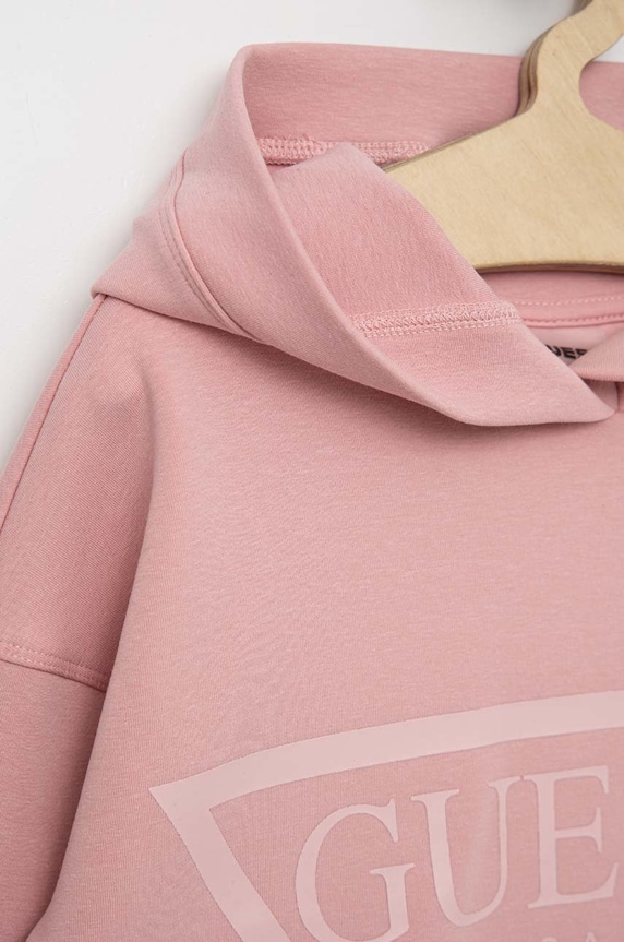 DÍVKA Dětská mikina Guess J2BQ35.FL03S.PPYX růžová