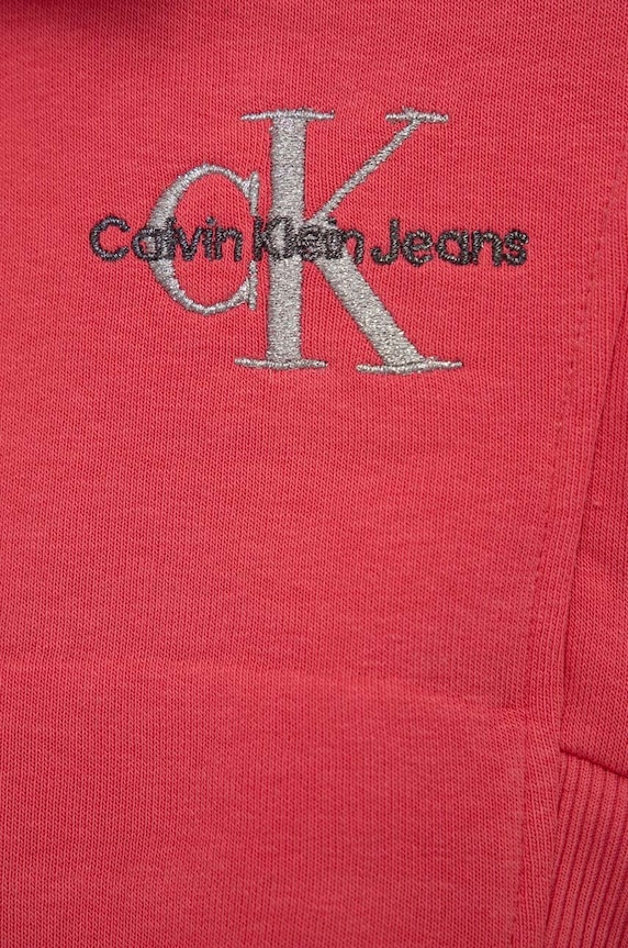 Dziewczynka Calvin Klein Jeans bluza dziecięca IG0IG01932.PPYX różowy